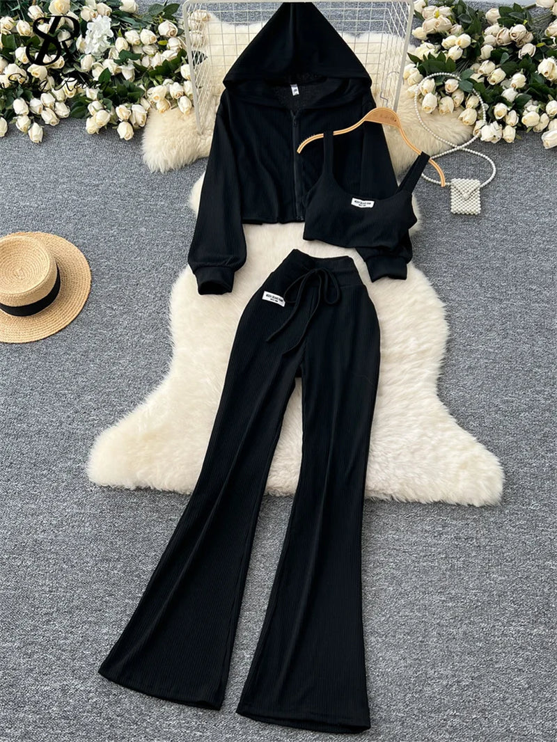 Ensemble Trois Pièces Femme | Décontracté et Tendance