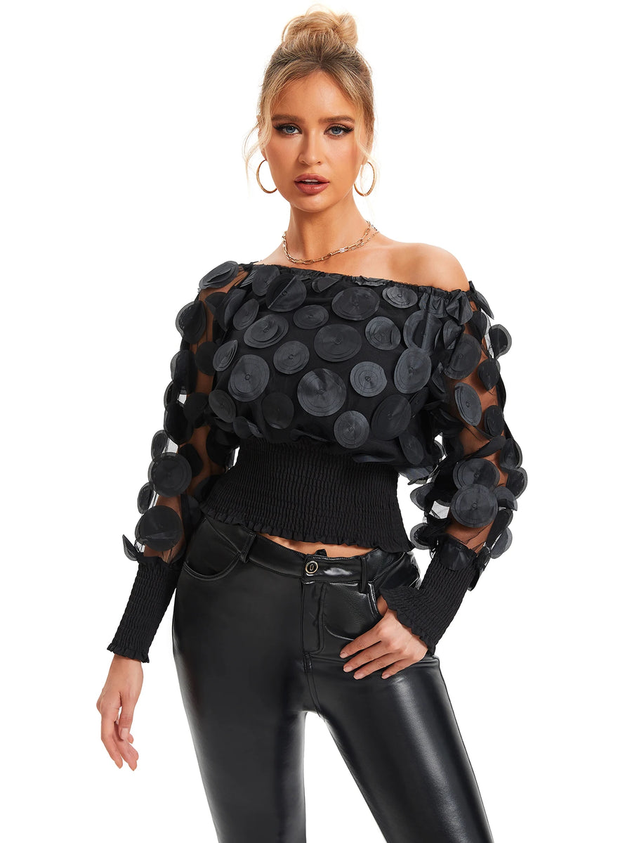Chemisier Noir Femme Asymétrique | Élégant et Tendance