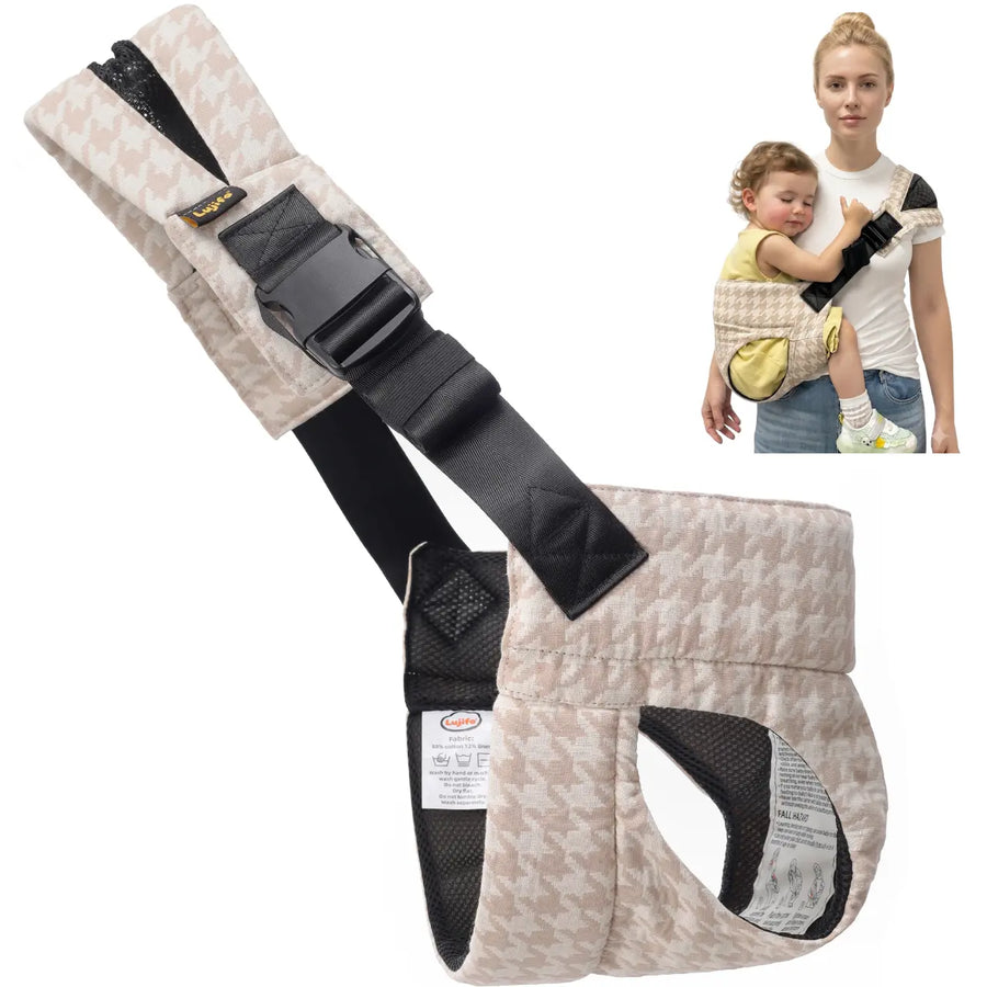 2026 LUJIFO New Summer Cutout Baby Sling Carrier, Ventilated Hole Cushion for Enhanced Seating Stability & Support