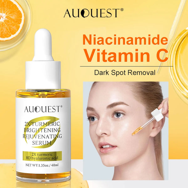 Niacinamide Face Serum Vitamin C Whitening Dark Spot Remover Serum Hyaluronic Acid Moisturizing Essence Facial Skin Care 40Ml