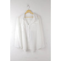 Plus Size 1XL-5XL Women'S Fashion Spring Autumn Cat Print Blouse Shirt Women'S Casual White Shirt Tops