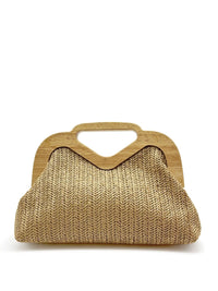 2026 Summer'S Main New Product Is the Wooden Evening Bag for Ladies at Banquets