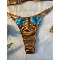 Sexy Bras for Women Fancy Lingerie Luxury Satin Underwear Delicate Embroidery Erotic Lingerie 2 Pieces Translucent Bralette Sets