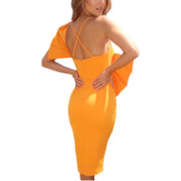 Luxurious 3D Bow Cocktail Dress Women Sexy Backless Wrap Split Midi Dresses Elegant Dinner Party Birthday Prom Gowns 2026