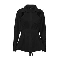 White Shirt Women Blouse Autumn Turn-Down Collar Long Sleeve Lace up Sexy Blouse Shirts Elegant Ladies Streetwear Blusas