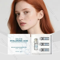 HF703 Hyaluronic Acid Microneedle Serum Anti-Wrinkle Anti-Aging Roller Set Skin Firming&Spot Fading Home Facial Care Absorbed ≤