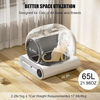 Smart Self-Cleaning Plastic Cat Litter Box Certified Easy Clean for Cats Smart Application