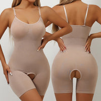 Bodysuit Shapewear Women Tummy Control Full Body Shaper Seamless Open Crotch Shorts Waist Trainer Butt Lifter Slimming Underwear