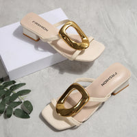 Women Sandals Sexy Designer Wedding Shoes Elegant Women Sandals Medium High Heel Open Toe Luxury Fashion Party Women'S Shoes