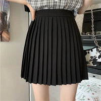 Sweet High Waist Pleated Mini Skirt Student Stylish Slimming Versatile Summer A-Line Half-Length Skirt Fresh and Cute Style