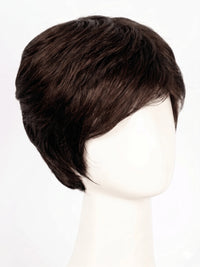 Rich Chocolate #2 Dark Brown Pixie Cut Wig 6X6 Silk Base PU Front Glueless Wear and Go Wig 100% Brazilian Remy Hair Short Wigs