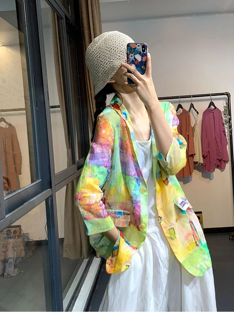 Blazer Coloré Femme | Léger, Élégant et Tendance