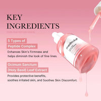 Salmon DNA PDRN Pink Peptide Serum,Smooth&Fast-Absorbing,Refreshing&Non-Sticky,Korean Skincare,K-Beauty,Korean Makeup