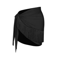 Adult Latin Dance Skirt Line Dance Clothing for Women Dancewear Tassels Skirt Fringe Dress Female Waltz Dress Training Costume