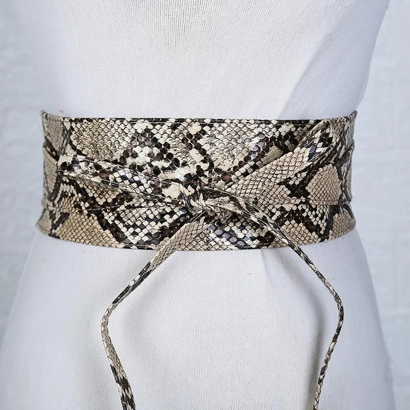 Ceinture large femme élégante pour robe