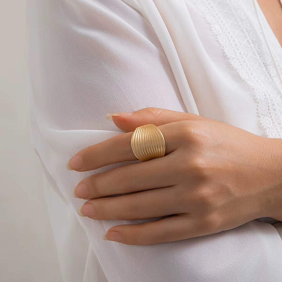 Bagues Géométriques Femme | Asymétriques et Ajustables