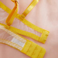 Sexy Fairy Floral Lingerie Set Sweet Lace Underwear Erotic Lingerie Beautiful Embroidery Bra and Panties Sets Luxury Intimates