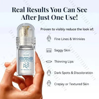 HF703 Hyaluronic Acid Microneedle Serum Anti-Wrinkle Anti-Aging Roller Set Skin Firming&Spot Fading Home Facial Care Absorbed ≤