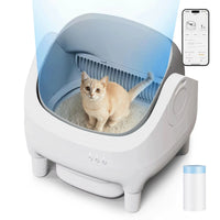 Low Noise Odor-Proof Wifi Remote App Control Large Electric Automatic Smart Open Top Self-Cleaning Cat Toilet Litter Box