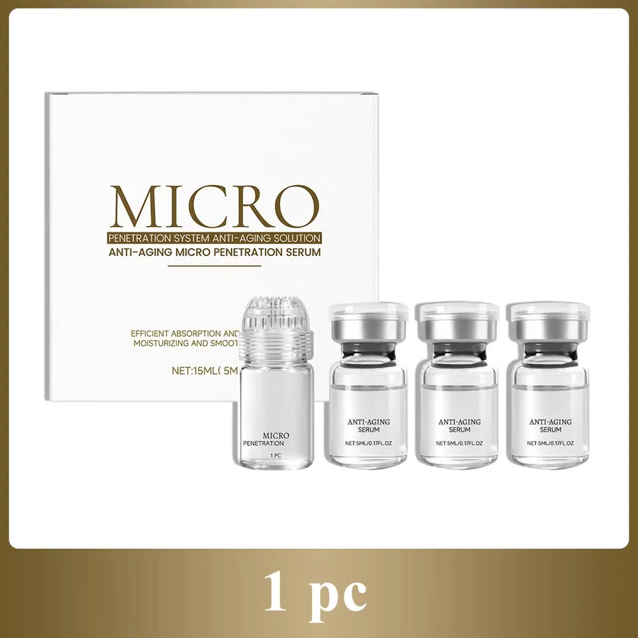 Deep Collagen Facial Care Essence Set Moisturizing & Firming Suitable for Day and Night Daily Facial Treatment ≤0.3MM @2Fg78"|