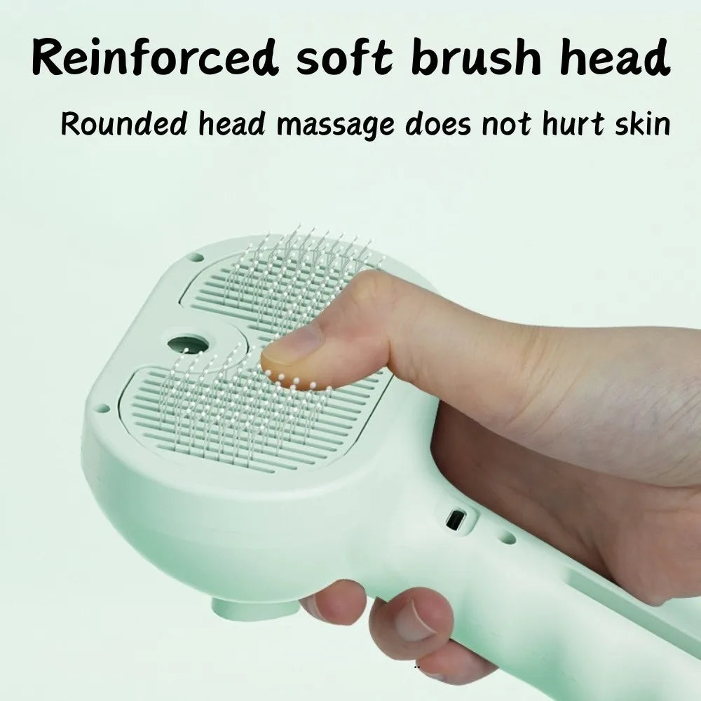 Pet Spray Grooming Comb Pet Hair Cleaner Brush Floating Messy Hair Cleaning Dog Cat Lint Removal Brush for Dogs Cats