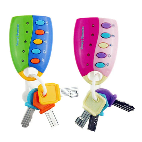 Clé de Voiture Musicale Bébé | Télécommande Vocale