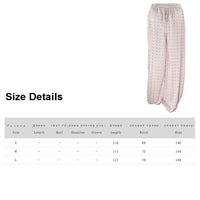 Fashion Polka Dots Satin Lantern Pants Elastic White High Waist Trousers Elegant Loose Ankle Pants Spring Summer