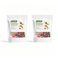 Wellness Scented Tea, Traditional Ginseng Five Treasure Formula with Red Date, Wolfberry and Mulberry