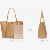 Wholesale Vintage PU Leather Tote Bag Custom One Shoulder Handbag for Sublimation