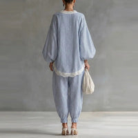 Ensemble Deux Pièces Femme | À Rayures Tendance