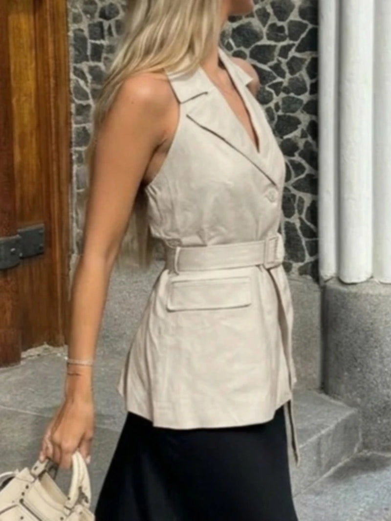 Blazer Ceinturé Femme | Décontracté et Élégant