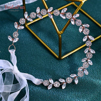 Wedding Head Piece Bridal Hair Accessories Shiny Rhinestone Headbands for Party Bride Tiara Forehead Headpiece HP309