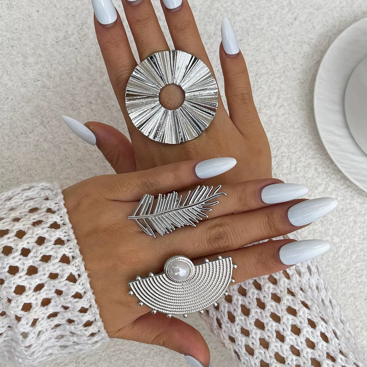 Bague Tendance Femme | Métal Élégant et Moderne