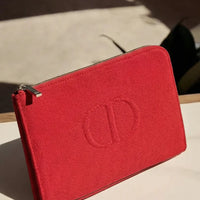 ’S Bag Red Large Capacity Travel Cosmetic Bag Waterproof Durable Portable Makeup Organizer Unisex Luxury Storage Pouch Ideal