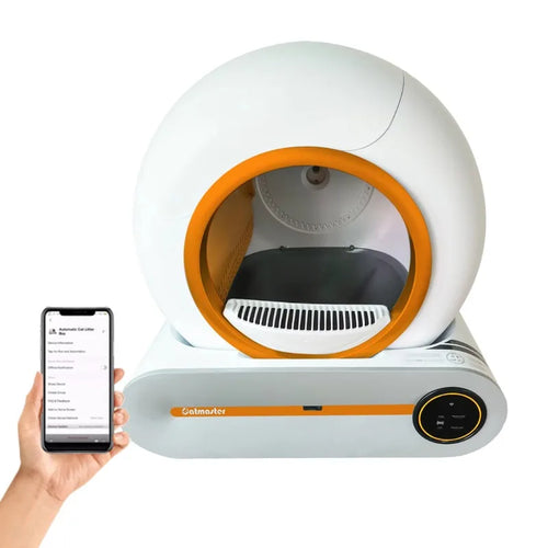 Smart Self-Cleaning Plastic Cat Litter Box Certified Easy Clean for Cats Smart Application