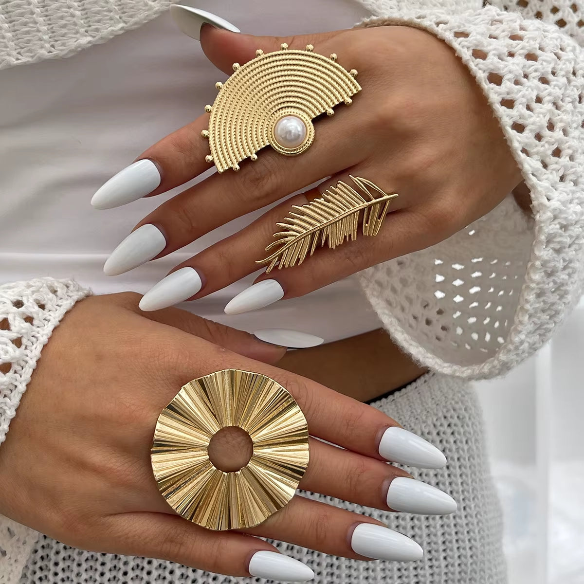 Bague Tendance Femme | Métal Élégant et Moderne
