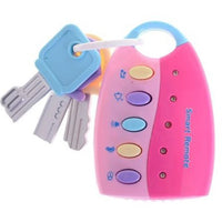 Baby Toy Musical Car Key Vocal Smart Remote Car Voices Pretend Play Educational Toys for Children Baby Music Toys