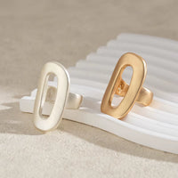 Fashion Adjustable Big Irregular Geometric Rings for Women Trendy Stackable Finger Rings on Hand Accessories Female 2024 Jewelry