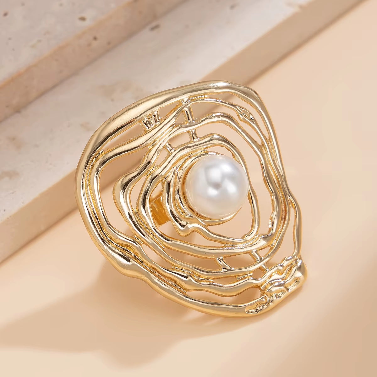 Bagues Tendance Femme | Métal et Perles Élégantes
