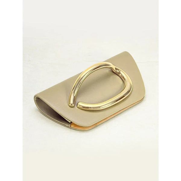 Women'S Evening Bag Party Banquet Chain Crossbody Bag Luxury Designer Gold Metal Buckle Box Clutch Fashion Shoulder Bag Wallet