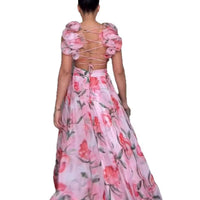 2026 New Bohemian Sexy Printed Women Dresses Halter Sleeveless Backless Naked Waist Long Dress Fashion Summer Beach Holiday Robe
