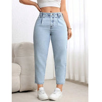 2026 New Elastic Versatile Slim Straight Jeans Large Size Casual Minimalist Jeans Trendy Straight Leg Denim Pants