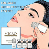 Deep Collagen Facial Care Essence Set Moisturizing & Firming Suitable for Day and Night Daily Facial Treatment ≤0.3MM @2Fg78"|