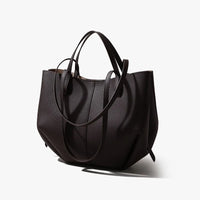 New Leather Premium Sense Light Luxury Large Capacity Tote Bag Women'S Handbag Commuter Shoulder Bag