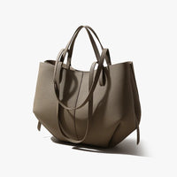 New Leather Premium Sense Light Luxury Large Capacity Tote Bag Women'S Handbag Commuter Shoulder Bag
