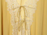 Women Lace Patchwork Lantern Long Sleeve Blouse Tops 2026 Summer New Tie-Up Loose Sheer Blouse Female Irregular High Street Tops