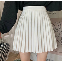 Sweet High Waist Pleated Mini Skirt Student Stylish Slimming Versatile Summer A-Line Half-Length Skirt Fresh and Cute Style