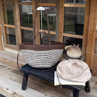 Women Large Faux Straw Woven Market Basket Tote Bag Color Block Drawstring Shoulder Crossbody Purse Summer Beach Vacation 2026
