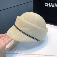 New Spring and Summer Thin Breathable Equestrian Hats for Women Show Small Face Outdoor Travel Photo French Elegant Retro Berets