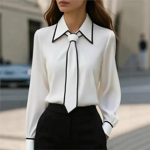 Chemisier Femme Élégant | Manches Longues Tendance